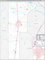 Jim Wells, Tx Carrier Route Wall Map